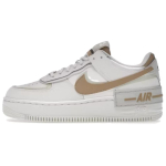 Nike Air Force 1 Abrasion Resistant Low top Skateboard Shoes Women's Beige Umber CIO919-116 41