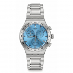 Swatch So Peach Uus Irony Chrono Skin Irony Chrono Kell YVS528G See on sinine