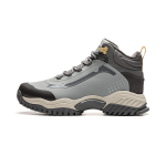 Li Ning Dominant Tiger Slip Resistant Height Increasing Thermal Rebound Mid top Casual Shoes Men's Gray AGLU091-3 39