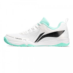 Li Ning Cushioning Breathable Slip Resistant Low top Table Tennis Training Shoes Unisex White Green APTU005-2 43