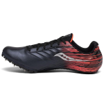 Saucony Spitfire 5 V&otilde;rkpolsterdus Kerge Kulumiskindel Libisemiskindel Madalad Jooksujalatsid Meeste Must Punane S29055-4 45