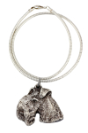 Lakeland Terrier - Dog necklace, unique jewellery for the dog fan, unique adder pendant by Art-Dog brand h&otilde;be