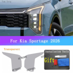 Kia Sportage NQ5 2026 v&auml;limine esitulede must kaitsekile Esitule l&auml;bipaistev kriimustusvastane kile BC-piilari viimistlus puhas