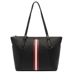 Bally logo punane ja valge kootud rihmaga kott Ostukott Nahast &otilde;lakott Naiste kotid Must 6311549 Basic Set (Bag+Dust Bag)