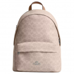 Coach Taylor 27 Klassikaline logoga kaetud l&otilde;uendist seljakott Suur unisex-seljakott Liiv CDW76-SVPWH Basic Set (Bag+Dust Bag)