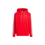 adidas Originals triibuline laia l&otilde;ikega kapuutsiga dressipluus, unisex, helepunane 2XL helepunane
