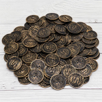 20/50/100 tk Retro Piraadi M&uuml;ndid Peotarbed Kingitus Lastele Kingitus S&uuml;nnip&auml;evam&auml;nguasjad Halloweeni Kaunistus V&otilde;ltsaare Plastikust M&auml;ngum&uuml;nt 20pcs kuld