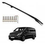 Katusereelingud MERCEDES W639 W447 VITO VIANO EKSTRA PIKK L3 MUST