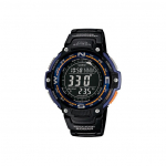 Casio Spordivarustuse Seeria V&auml;lisronimine Multifunktsionaalne Kaheanduriga V&auml;lisspordikell Kvartsmehhanism Vaikrihm Meeste kellad Must SGW-100-2B Black Dial