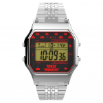Timex T80 x Space Invaders 34mm kvarts roostevabast terasest rihm h&otilde;bedane 18 vabaaja kell (Mudel TW2V30000YB)