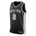 Nike Dri-Fit NBA Icon Edition Swoosh 2025 San Antonio Spurs M&auml;ngija Versioon Dylan Harper V&otilde;&otilde;rsil 2 Silmuseline Varrukateta Korvpallivorm Meeste vorm DN2153-010 L