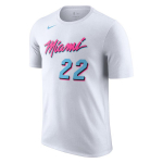 Nike Meeste NBA Miami Heat Essential Jimmy Butler 22 T-s&auml;rk Valge IB5348-100 XL