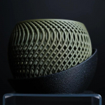 Lillepott 3D-tr&uuml;kk Orhidee lillepott Nurkadega mahlakate taimede pott Moodne minimalistlik kunst Elegantne r&otilde;dukujundus