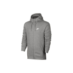 Nike Tikitud logoga fliisvoodriga kapuutsiga jakk meestele &Uuml;ler&otilde;ivad Hall 804389-063 S gray