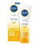 Nivea Sun UV N&auml;okreem Anti Age Q10 Kortsudevastane SPF50 50ml