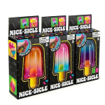 Schylling Needoh Nice Cube Taktiline Nice-Sicle Stressileevendus Pehme Kuubik Kontrastressi Pigistatav Ese Fookuse jaoks Populatsioonikomplekt pink