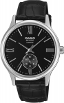 CASIO BESIDE Kvarts Safiir Must Nahk Rahvusvaheline Mudel [Casio] Meeste K&auml;ekell, Klaas, BMS-100L-1AV, Rihm, 24-tunnine Kuvamine, Must