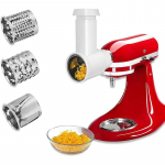 Juustuviiluti ja riiv lisaosa Kitchenaidi seismikserile, Asenda Kitchenaid riivitarvikud 3 teraga