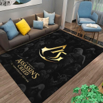15 suurust Assassin's-Creed mustriga vaip elutoa jaoks vannitoamatt loominguline uksematt vaip magamistoa jaoks alfombra 80cm x 120cm