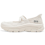 Skechers Modern DLux libisevad kingad Pehmed mugavad hingavad balletikingad Platvorm Mary Jane Naiste toss Valge 159286-OFWT 35