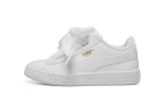 PUMA Basket Heart Lakknahast Madalad V&auml;ikelaste Kingad Valged Imikutele Ja V&auml;ikelastele 363352-02 32