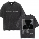 Pestud Vintage Rapper Ken Carson A Great Chaos Albumi T-s&auml;rk Meestele Naistele Moodne Hip Hop T-s&auml;rk Meeste Vabaaja &Uuml;lesuurusega T-s&auml;rgid S mitmev&auml;rviline
