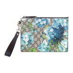 Gucci GG Blooms Logo Pelargooni Prindiga L&otilde;uendi ja Nahast Sidurikott V&auml;ike Naiste Sidur Beež Sinine 546349-KU2HN-8499 Basic Set (Bag+Dust Bag)