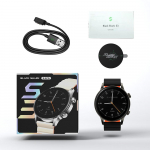 Nutikas Spordikell Black Shark S3 Uus 1,43-tollise Puuteekraaniga Tervise J&auml;lgimine GPS-s&uuml;steemi Toega Android iOS 500 mWh must