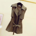 Trenchcoat Vest Naiste Kevad ja S&uuml;gis Uus Varrukateta &Uuml;likonna Vest Vest &Uuml;likonna V&auml;line Vest Jakk Naistele M 90-54kg wear