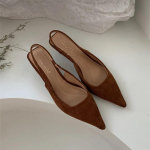 Terava Ninaga Elegantsed Sandaalid Naistele Madala Kontsaga Kontorikingad Naistele Retro Suvised Uued Kingad Moodsad Slingback Kingad Mules Kingad Naistele 35
