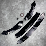 Esikaitseraua Splitter Huul BMW X3 X4 G01 G02 30i 20i 25d M40i M40d M-Pakile 2017 2018 2019-2021 Muudetud Keret&ouml;&ouml;riist Spoiler Tuning Gloss Black