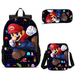 Super Mario Seljakoti Komplekt 4 Osa Koolikott L&otilde;unakkott Crossbody Kott K&uuml;ljekott Penikott#5