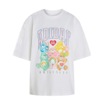 Adidas Originals X Care Bears Kootud Mugav L&otilde;tv Spordiribiline L&uuml;hikeste Varrukatega T-s&auml;rk Naiste Topid KR1480 L white
