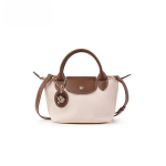 V&auml;ga v&auml;ike crossbody kott, &uuml;hes &otilde;las kantav pelmeenikujuline kott, t&ouml;&ouml;le k&auml;imiseks m&otilde;eldud kott beež