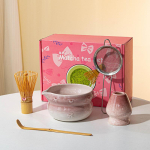 Matcha komplekt Matcha visplite komplekt, Keraamiline matcha komplekt 5 tk Matcha komplekt matcha s&otilde;pradele Matcha komplekt roosa