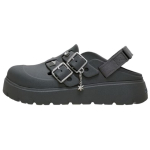 Crocs Loaferette Punk L&auml;ikivad Naiste Sussid Must 214212-0YK 36-37 gray