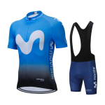 TDF Movistar Team Rattas&auml;rgi Komplekt 2026 L&uuml;hikeste Varrukatega Sinine R&otilde;ivastus Maanteejalgratta S&auml;rgid &Uuml;likond Jalgratta P&uuml;ksid koos Traksidega MTB S&auml;rk R&otilde;ivad XS（old）
