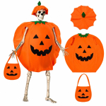 Halloweeni k&otilde;rvitsa cosplay kost&uuml;&uuml;m t&auml;iskasvanutele Unisex peo riietus One Size orange