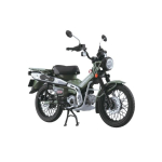 Aoshima Honda CT125 Hunter Cub P&auml;rl Orgaaniline Roheline black