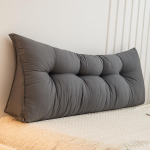 Kolmnurkne nimmetugi padi magamistoa, diivani ja &uuml;hiselamu jaoks 150cm (Length 150*Height 50*Thickness 15cm) tumehall v&auml;rv