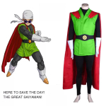 Dragon Ball Z Maskeeritud Super Saiyan Gohan Cosplay Kost&uuml;&uuml;m, Meeste Anime T&auml;ielik Rolli M&auml;ngimise Komplekt M green