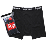 Supreme X Hanes bokserid 4 tk 'Valge' Meeste SUP-FW24-023 XXL black