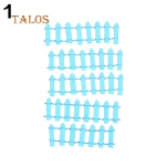 5 tk Mini Armas Puidust Aed Koduaed R&otilde;du Ornament Taimepotid Haldjamaastiku Dekoratsioon 5pcs valge