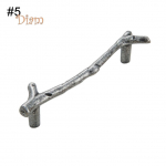 Lachepper Vintage Modern Metallist Puuoksast K&auml;epide Riidekapi Ukse K&auml;epide Sisekujundus Acc 9.6cm h&otilde;be