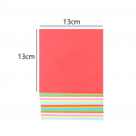 100 tk ruudukujuline origami paberist kahepoolne v&auml;rviline DIY volditud paberit&ouml;&ouml; t&ouml;&ouml;riist 13cm 100pcs