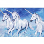 Teemantmaal kolm &uuml;kssarvikut t&auml;is&uuml;mmarguse ristpistega teemanttikandid kivist mosaiikpilt 20X30CM