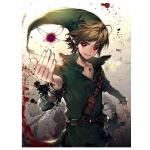 Teemanttikandid Displei t&auml;ispuur Teemantmaal Legend of Zelda 5d isetegemise &uuml;mmargune kristallmaal 20X30CM