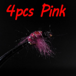 Uppuvad Scud Flies Nymphs Krevetid k&auml;rbsep&uuml;&uuml;giks Forell Suurus 14 Konks Oranž Hall Roosa Roheline V&auml;rv roheline