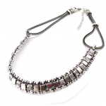 Les Tr&eacute;sors De Lily [H7499] &ndash; disainer choker 'Kilimanjaro' h&otilde;bedane h&otilde;be