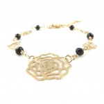 Les Tr&eacute;sors De Lily [M9434] &ndash; mustast kullast Rosa Romantica disainerk&auml;ev&otilde;ru kuld